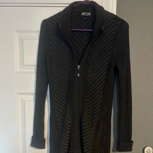 Gorgeous Black Zip Up Sweater by Eddie Bauer. Excellent condition.
